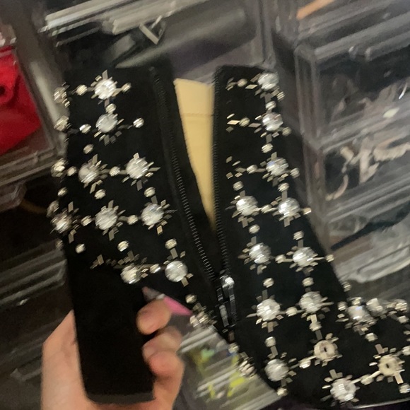 Betsy Johnson studded bootie heels - Picture 6 of 9